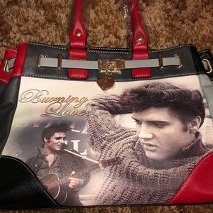 Elvis Presley “Burning Love” Shoulder Purse
